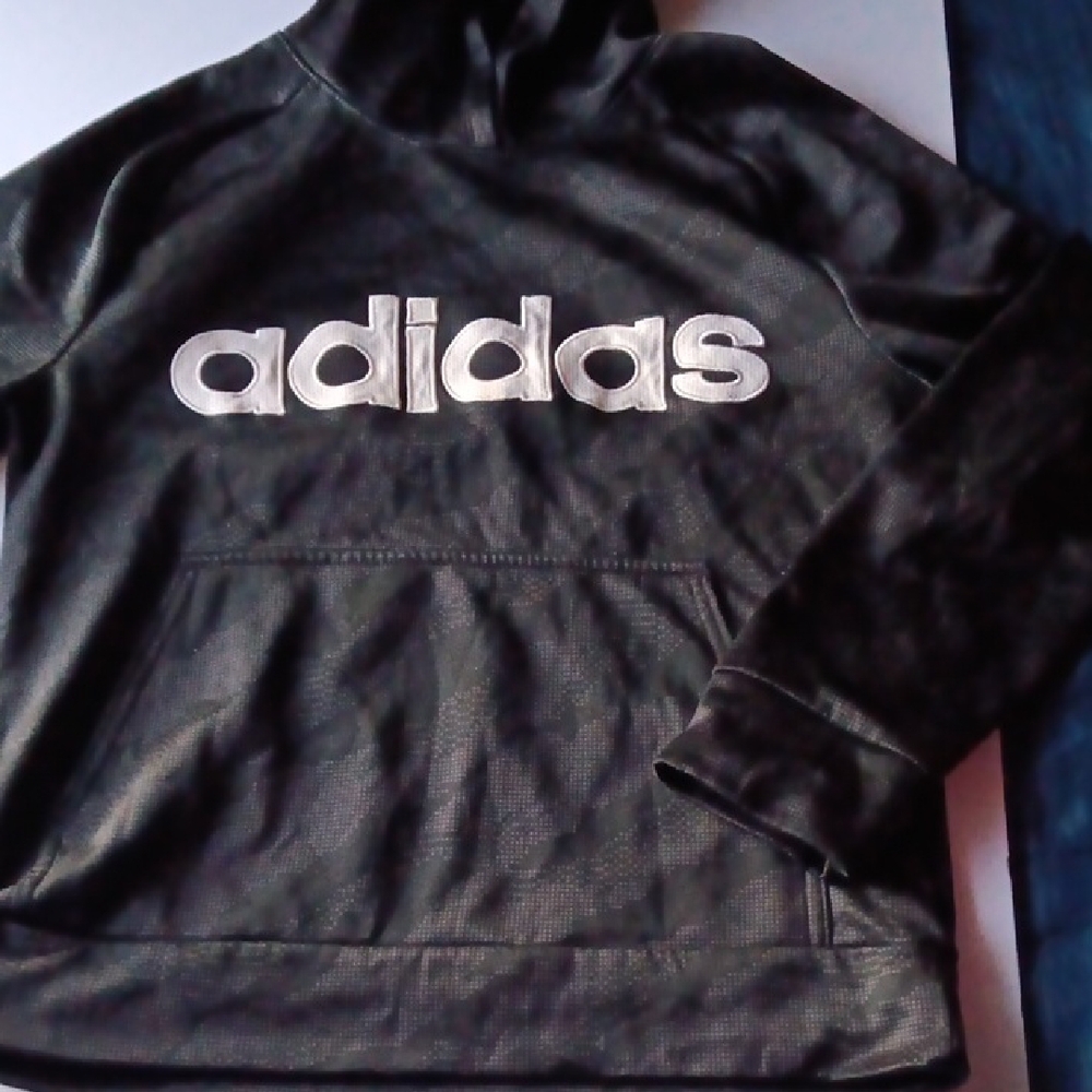 Adidas Black Sweatshirt with White Logo